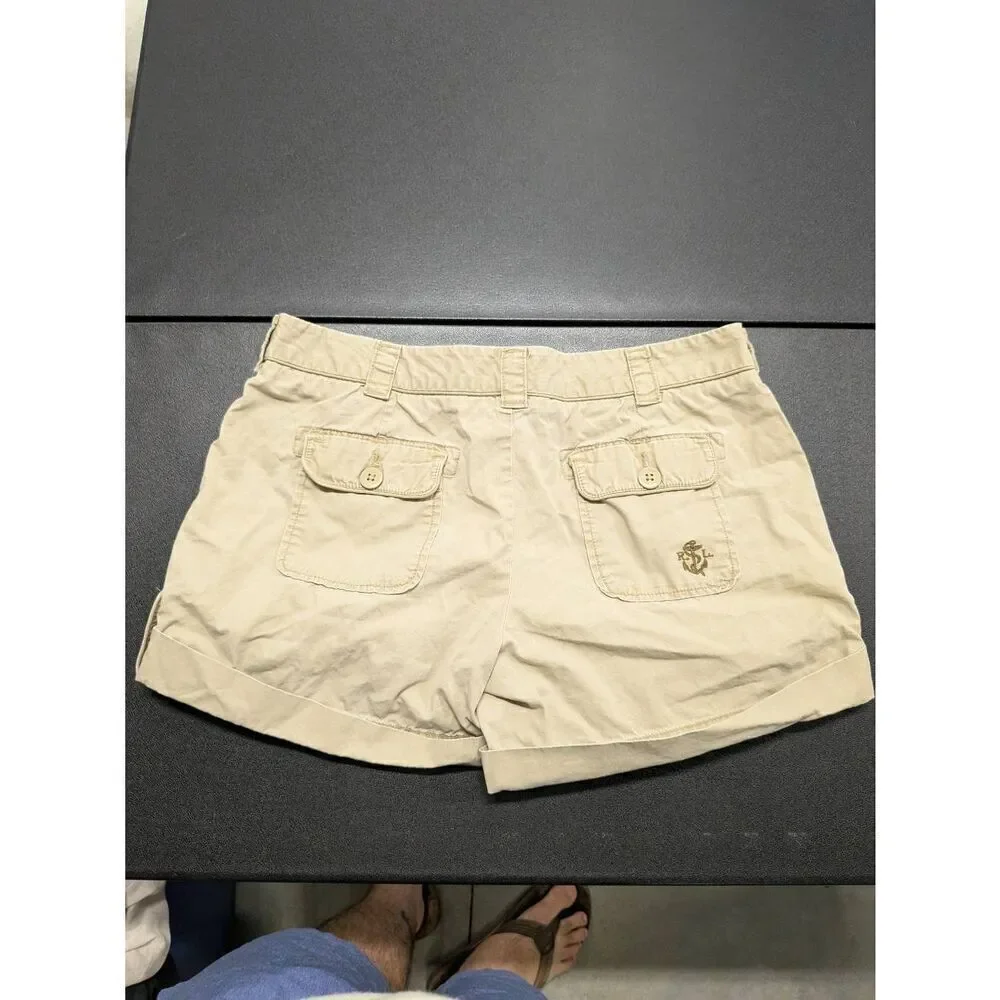 Polo Jean Co. by Ralph Lauren Khaki Relaxed Fit Hampton Short Cargo 6